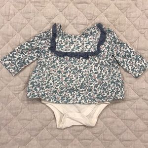Gap bodysuit with layered top